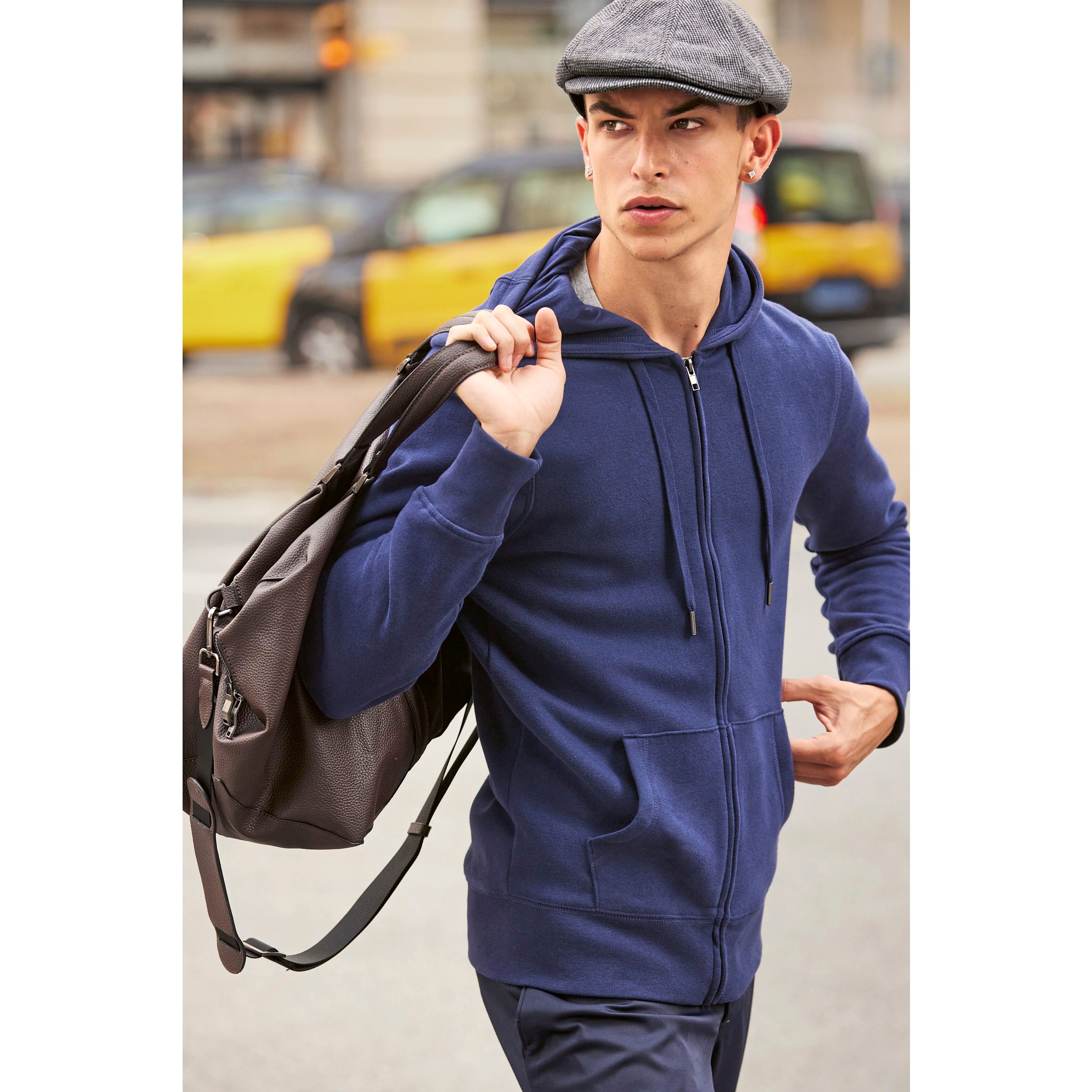 KING Zipped Hood Jacket_° für Herren - royal - XL-692