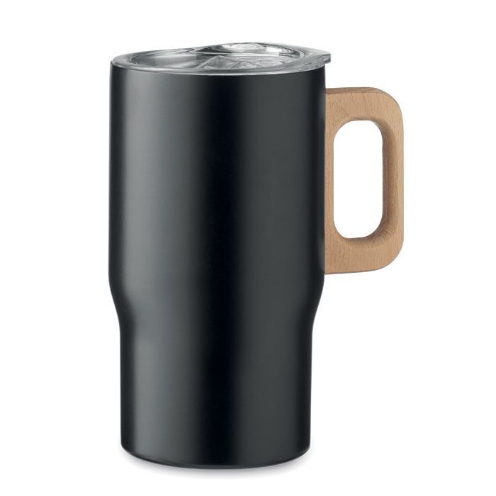 Doppelwandiger Becher 350ml TUMBOO - schwarz-251