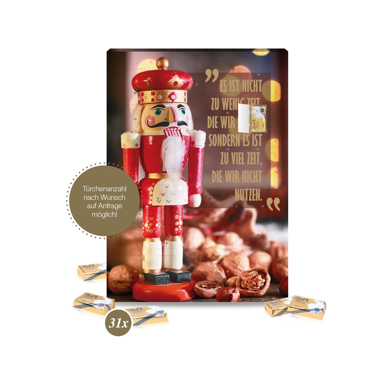 Lindt Adventskalender mit 31 Türchen-62