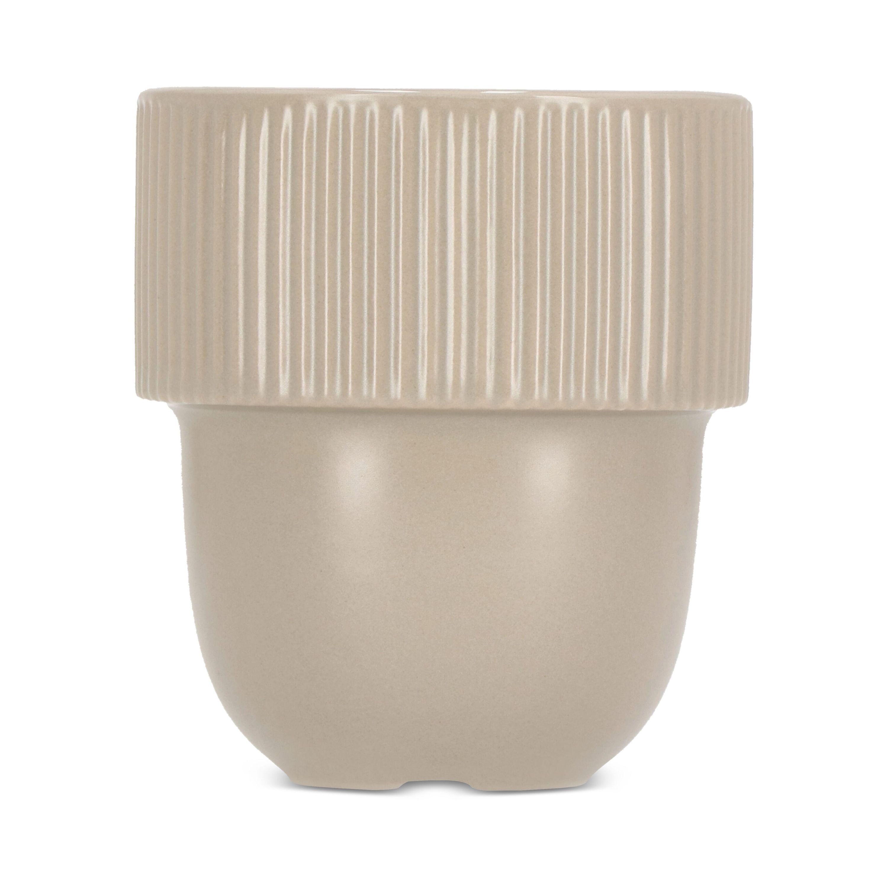 Sagaform Inka Becher mit Ohr 270ml - hellgrau-294