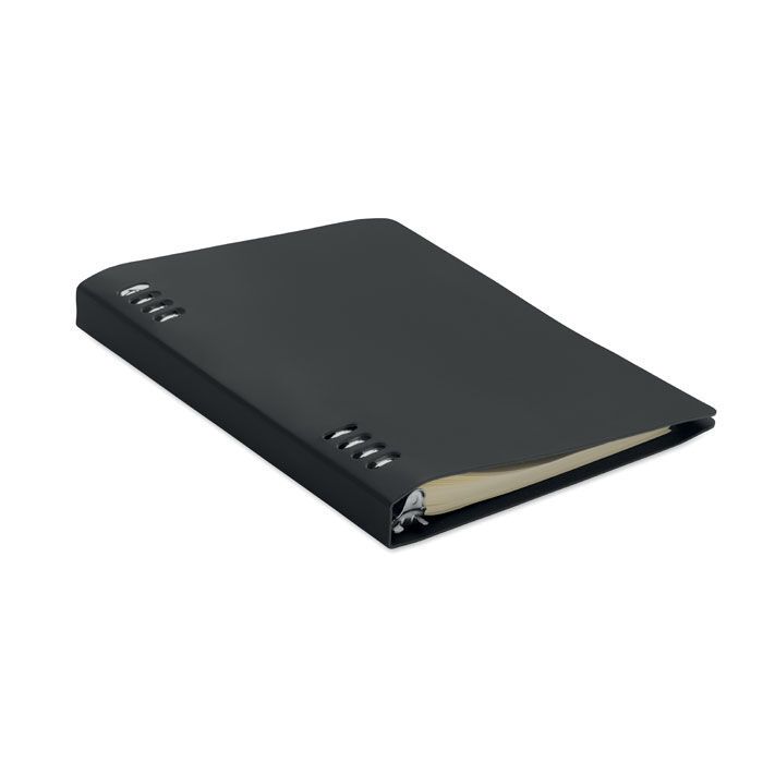 DIN A5 PU-Notizbuch SPIRABLE - schwarz-717