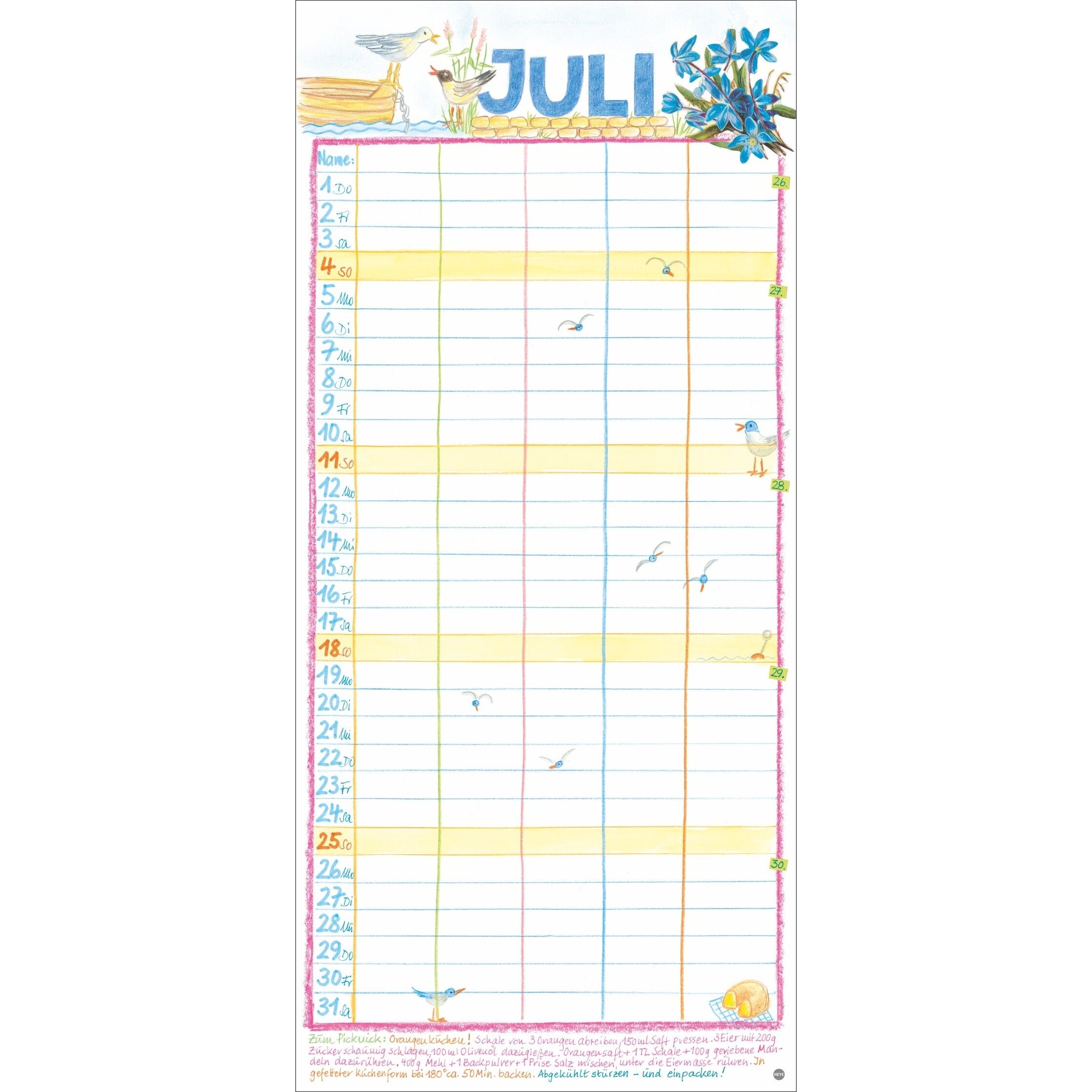 Kohwagner Unser Familienkalender-872