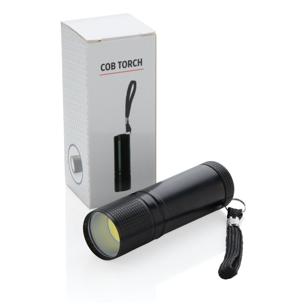 COB Taschenlampe - schwarz-828