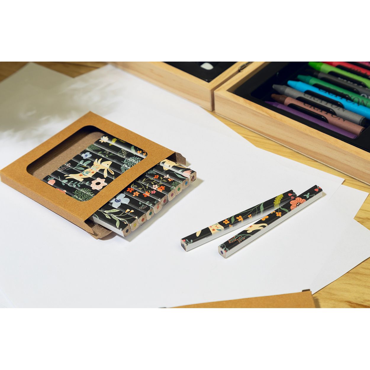 Printcil 12-teiliges Bleistiftset - weiß-859