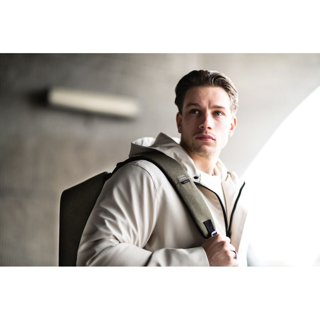 Bobby Hero Small Anti-Diebstahl-Rucksack - grün-691