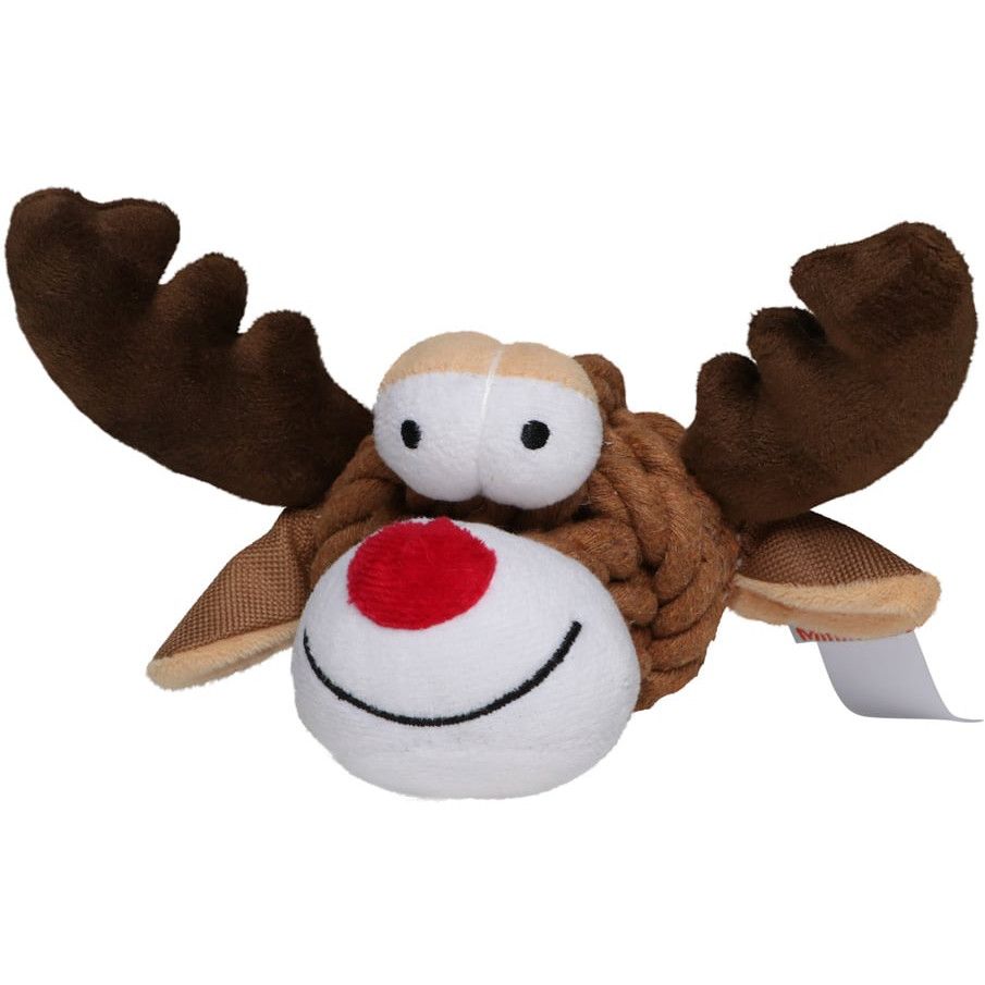 MiniFeet® Hundespielzeug Knotentier Elch - bunt-701