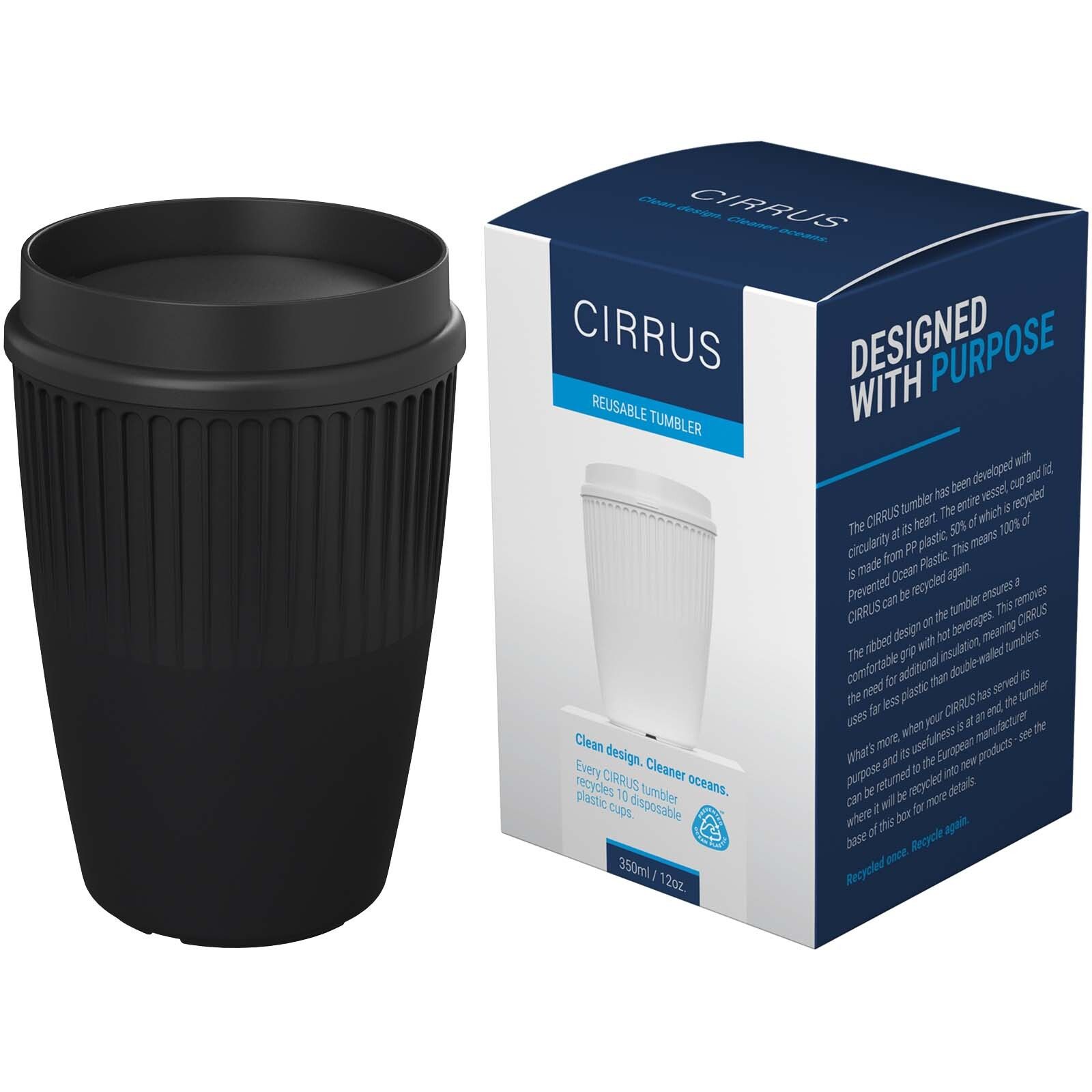 Cirrus POP 350 ml Becher mit 360°-Deckel - schwarz-257