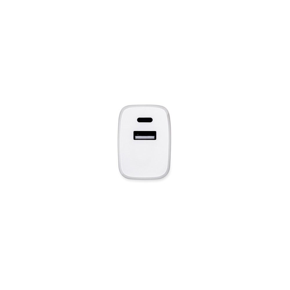 WEGENER Ladegerät USB-A 18W & USB-C 20W, Recyceltes ABS - weiß-479