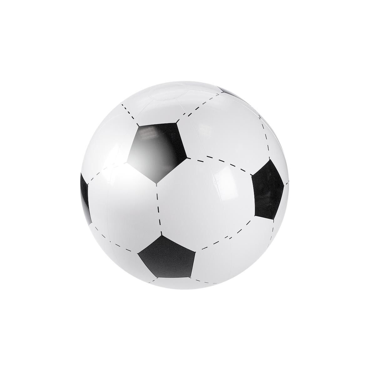 Wasserball Fußball, klein - weiß - schwarz-366