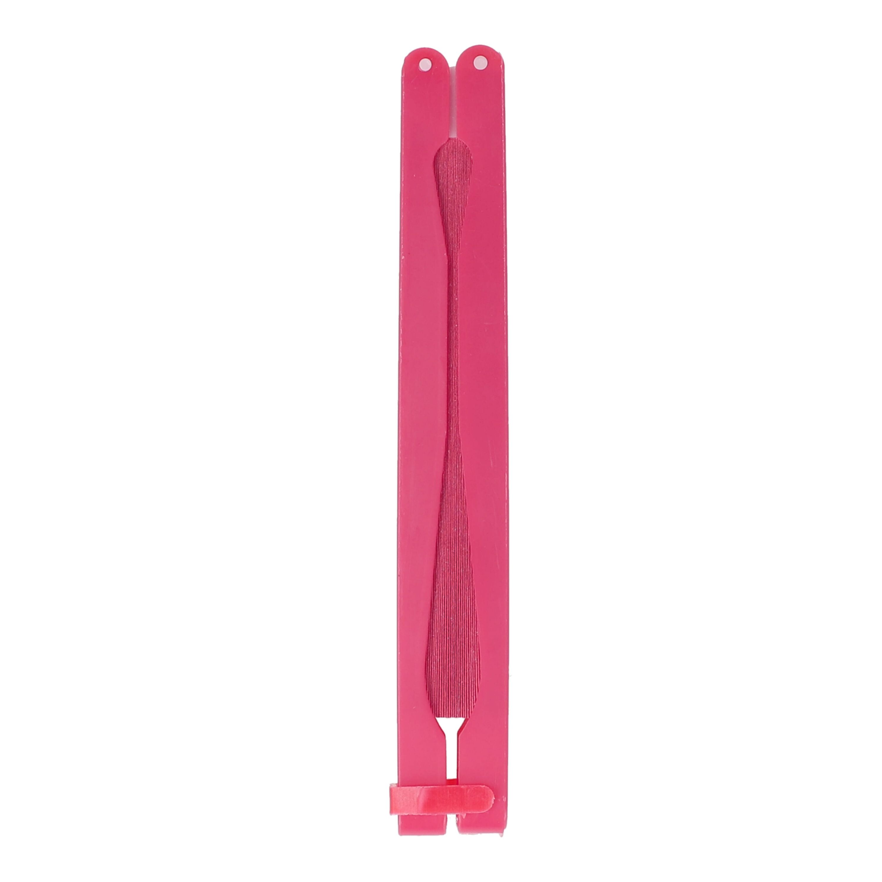Mini faltbarer Handfächer - rosa-137