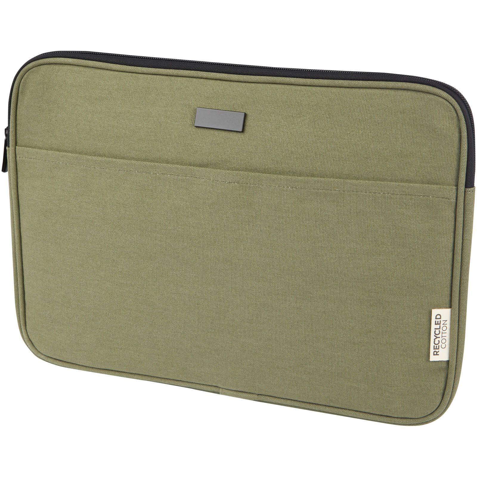 Joey 14" Laptophülle aus GRS recyceltem Canvas 2 L - olive-246