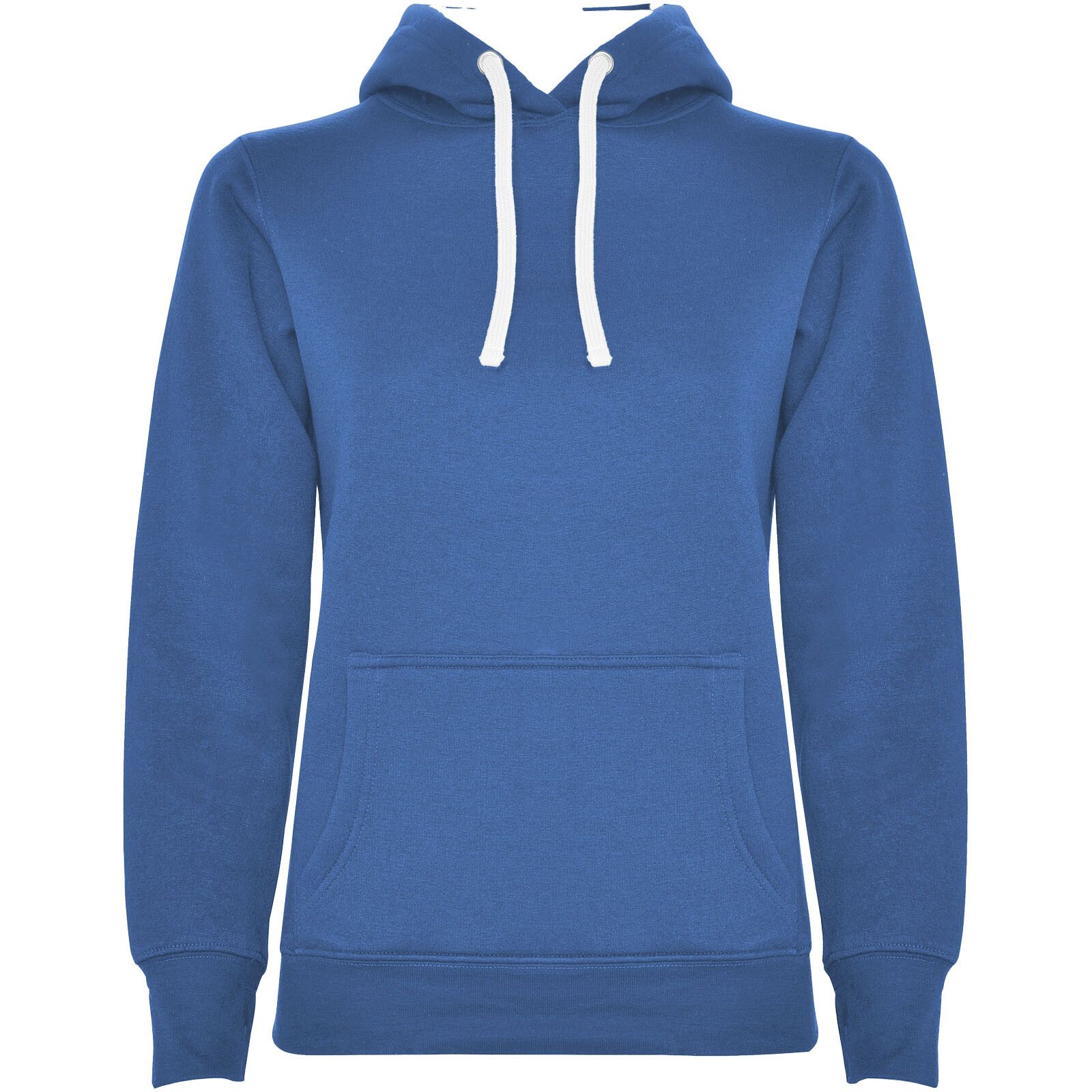 Urban Kapuzenpullover für Damen - royalblau -  weiss - 2XL-801