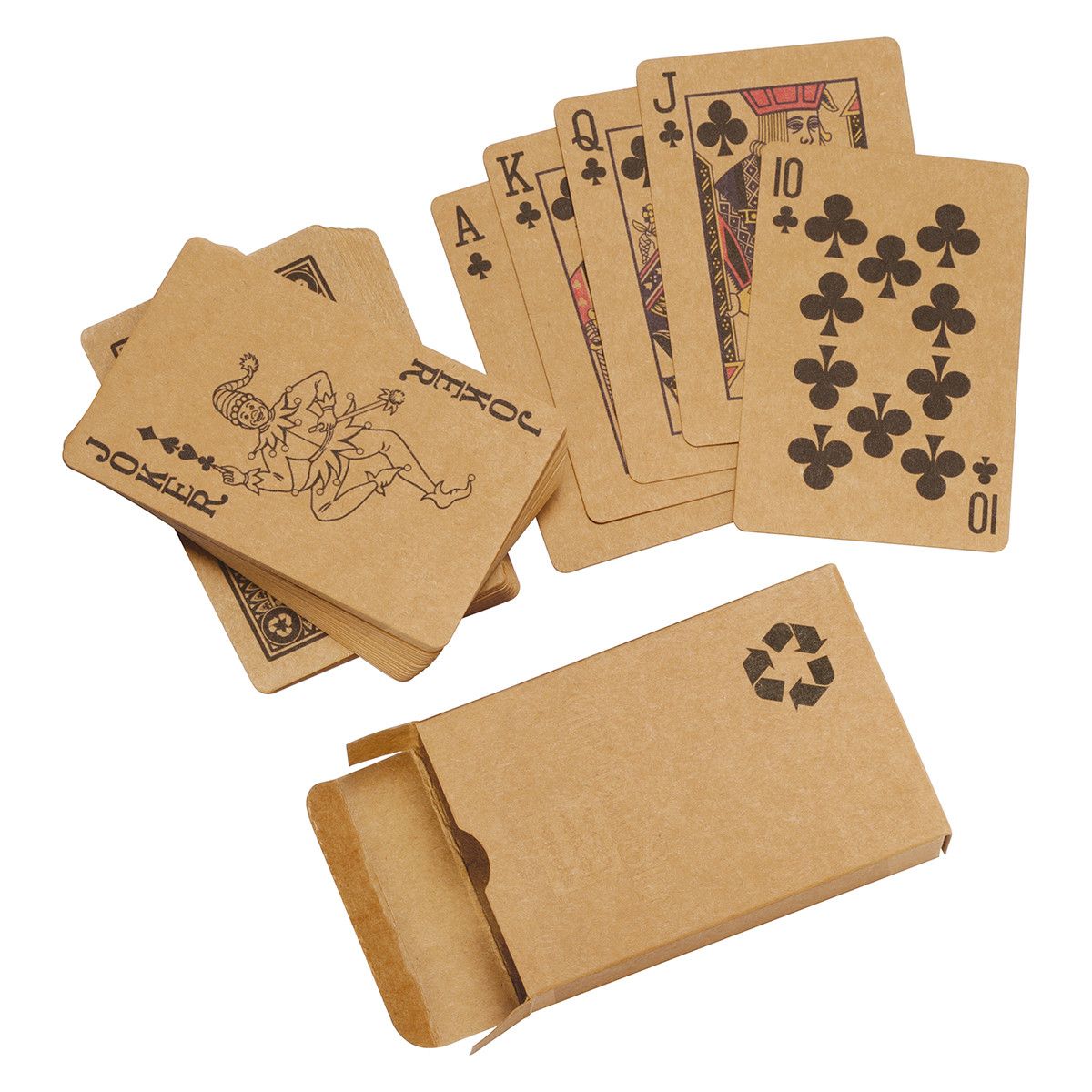 Kartenspiel Karton - beige-169