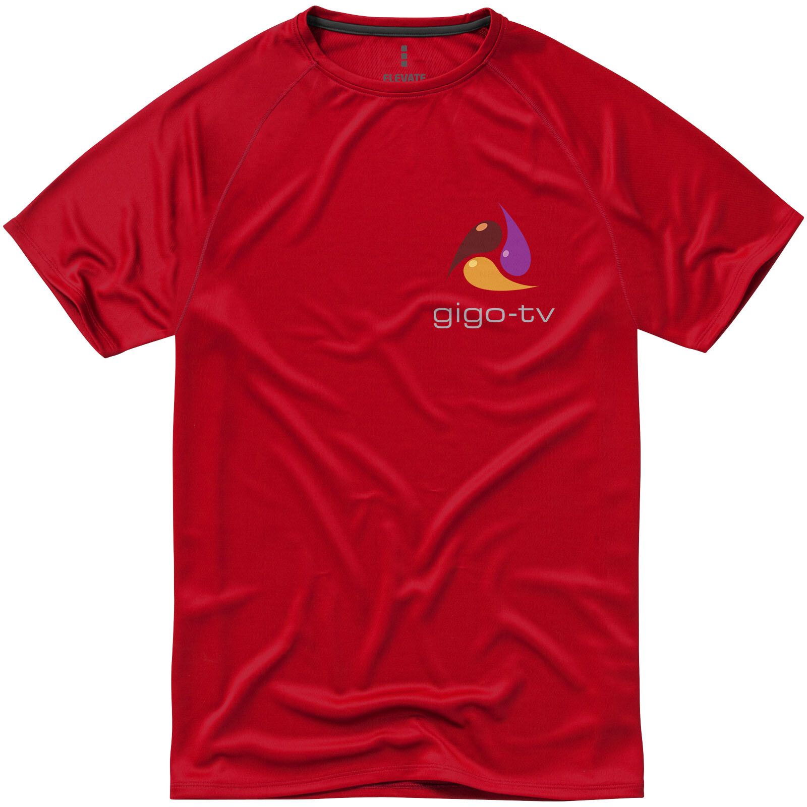 Niagara T-Shirt cool fit für Herren - rot - XS-45