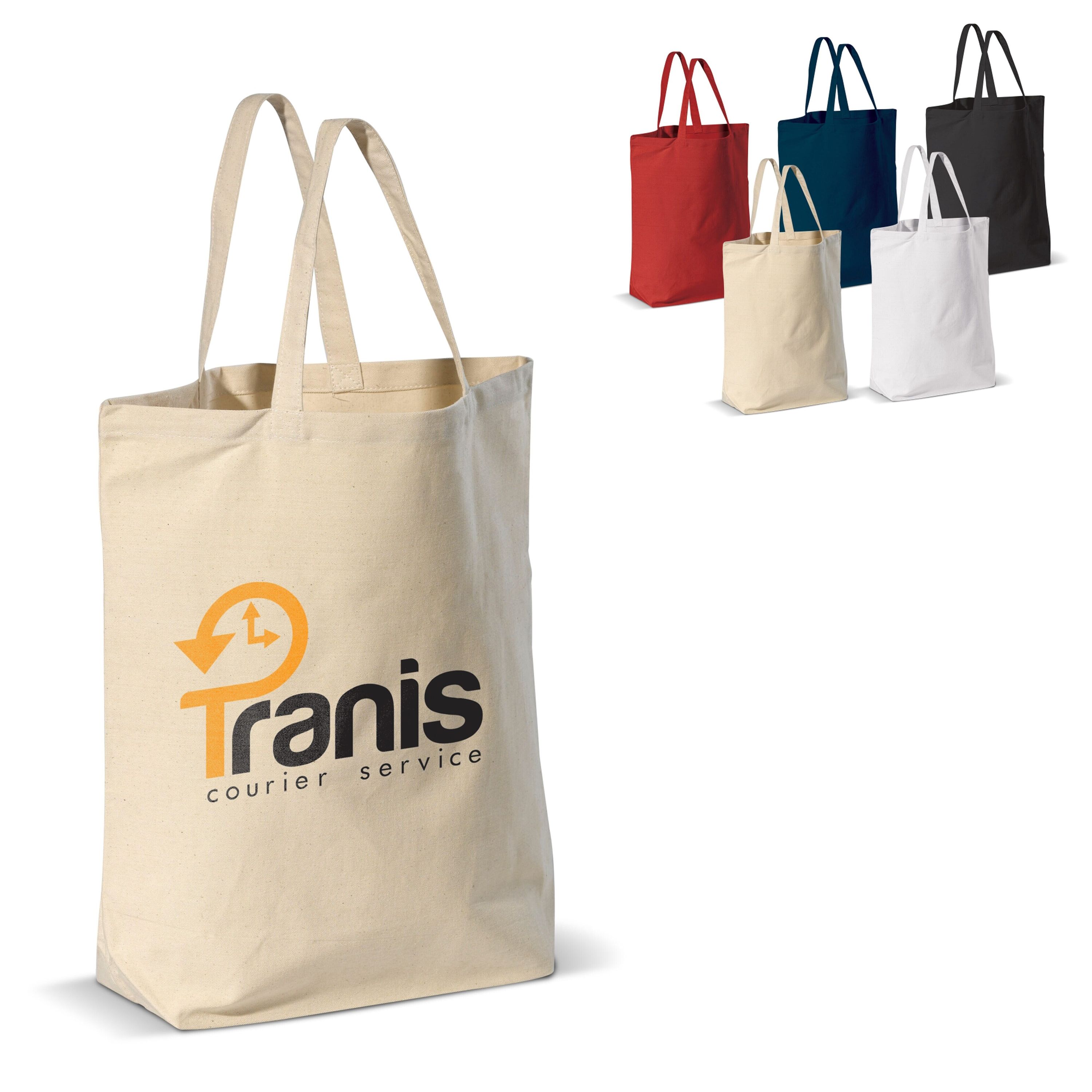 Tragetasche canvas 250g/m² 41x12x43cm - weiss-342