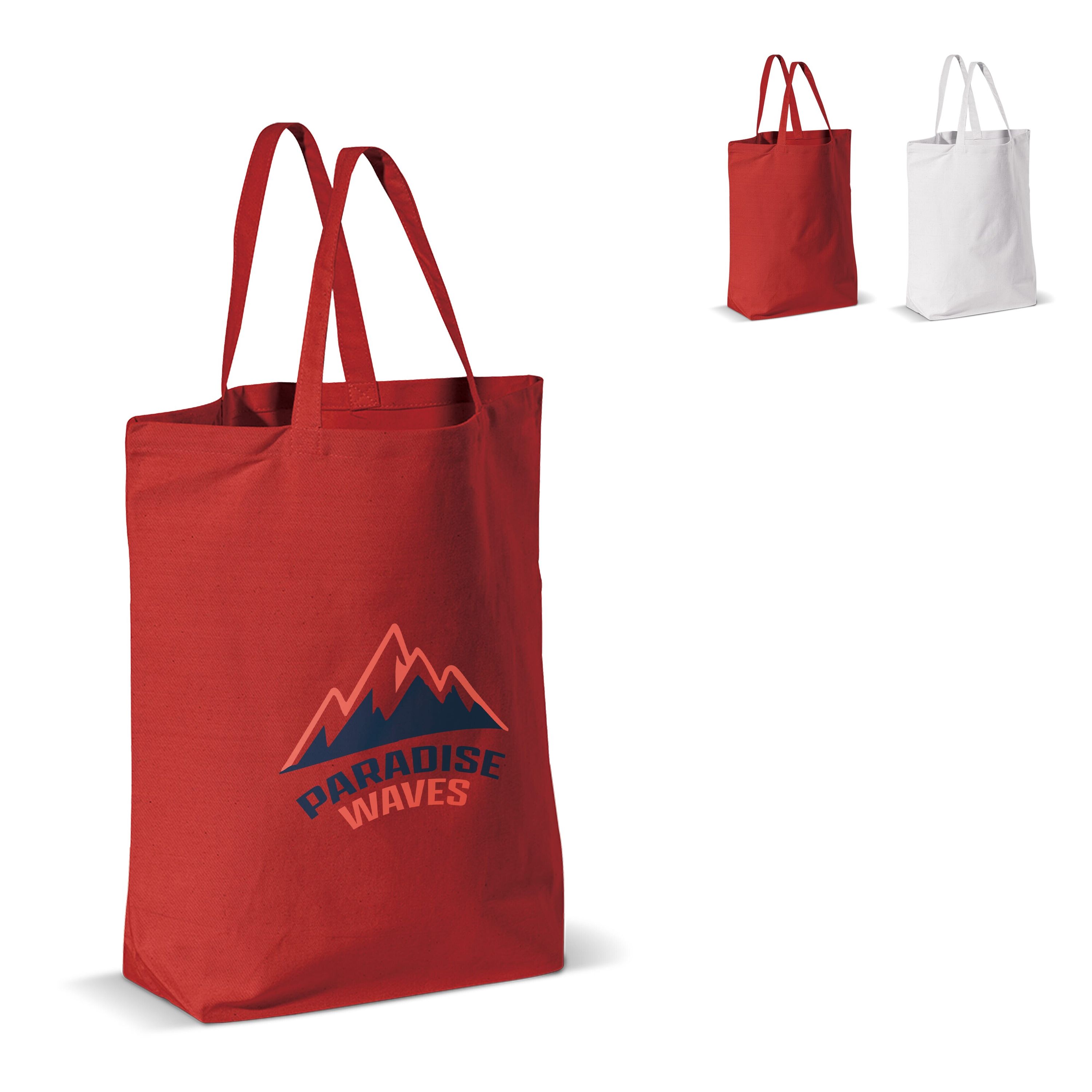 Tragetasche canvas 250g/m² 41x12x43cm - weiss-342