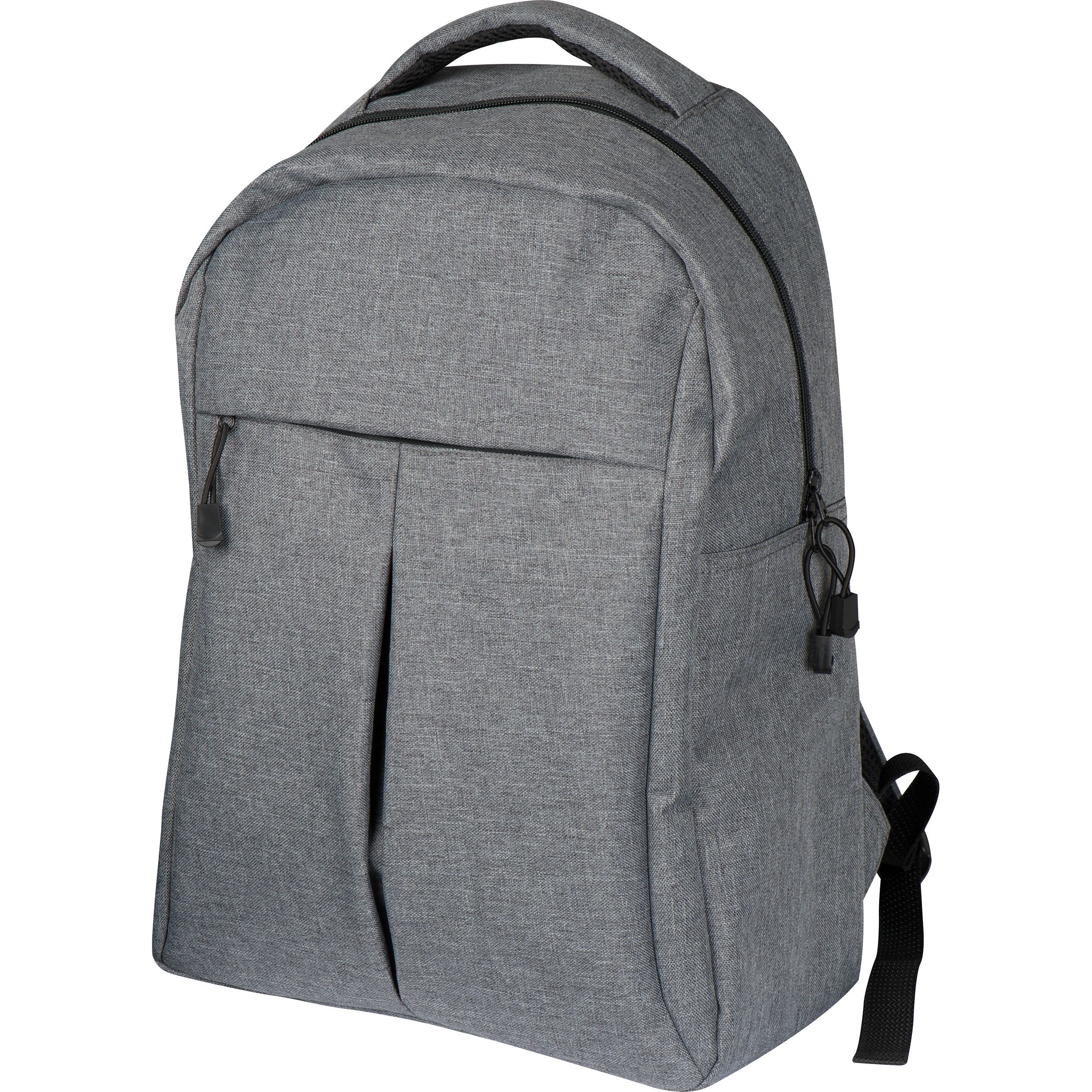 Rucksack aus Polyester - silbergrau-368