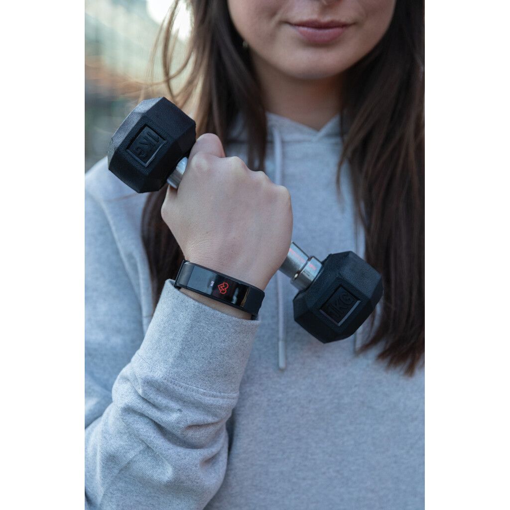 Sense Fit Tracker aus RCS recyceltem TPU mit Pulsmesser - schwarz-58