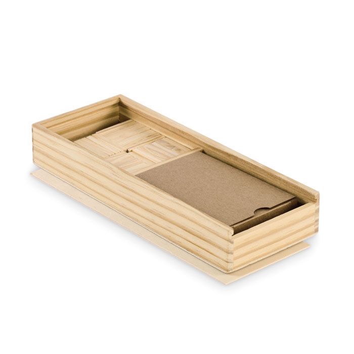 Domino- und Spielkarten-Set DOMI&CARDS - holz-154