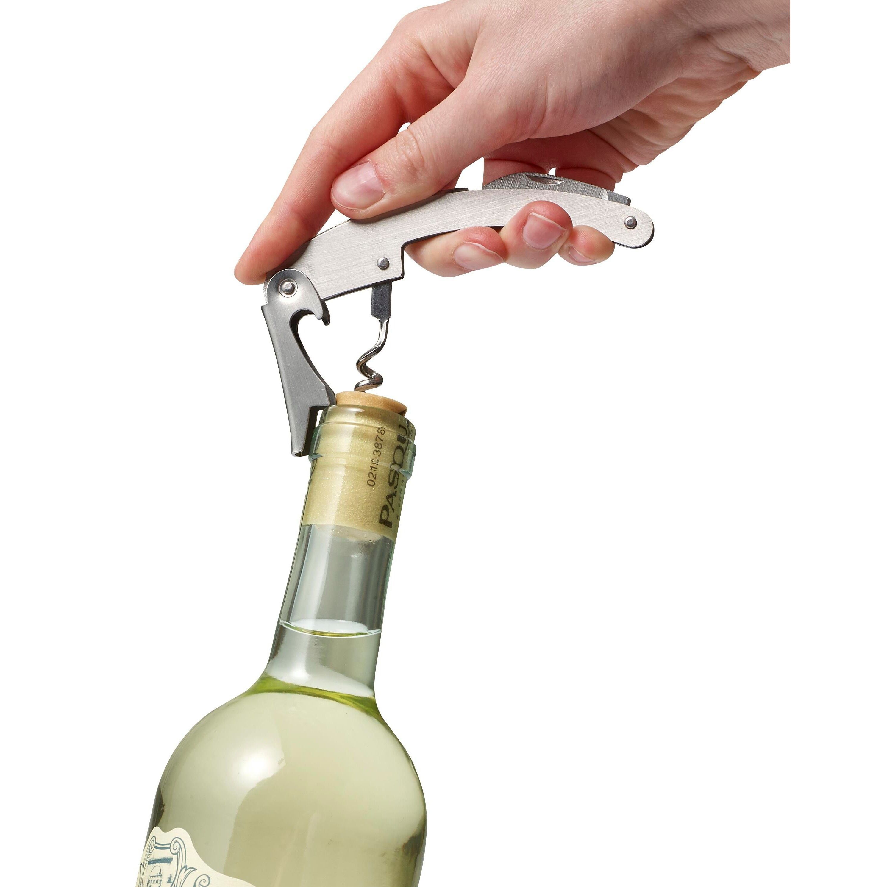 2-teiliges Sommelierset aus Edelstahl Dale - schwarz-449