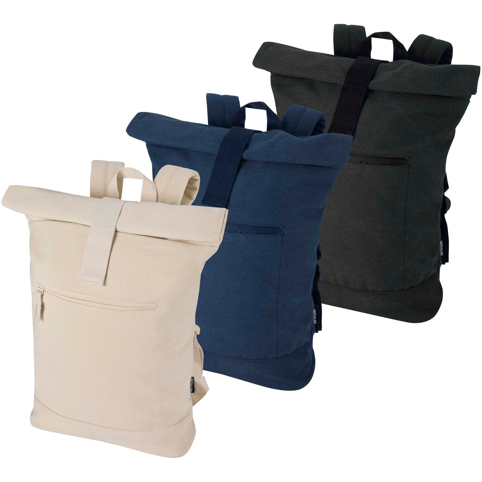 Recanvas 14” GRS recycelter Rolltop-Rucksack 16L - sandstone-602