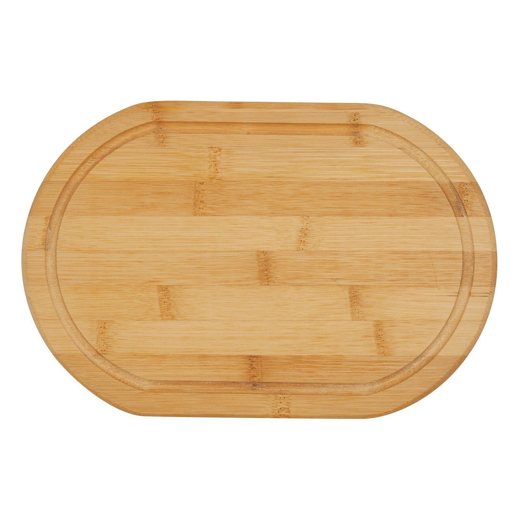 Schneidebrett BAMBOO-ROUND - braun-404
