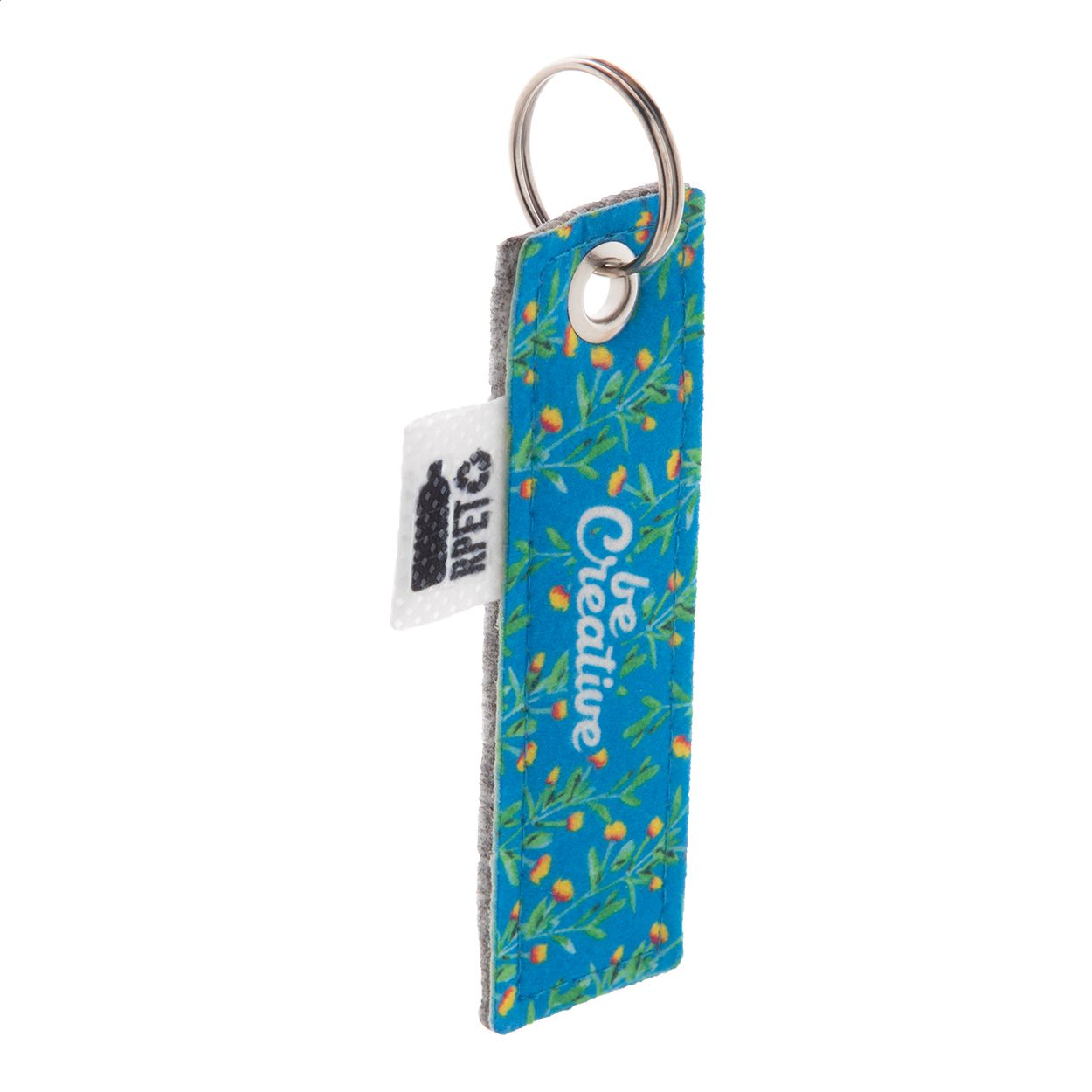 CreaFelt Key A Individueller Schlüsselanhänger - weiß - grau-602