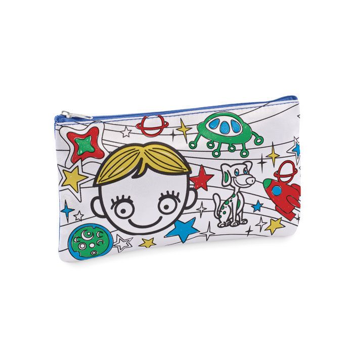 Schlampermäppchen mit Stiften KIDDO - königsblau-654