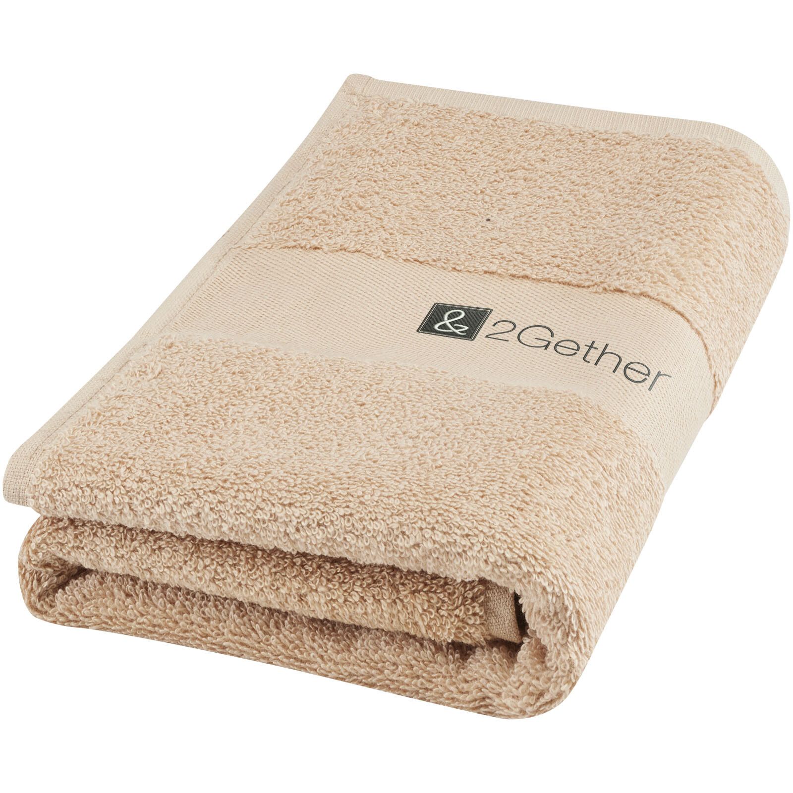 Charlotte 450 g/m² Baumwollhandtuch 50 x 100 cm - beige-300