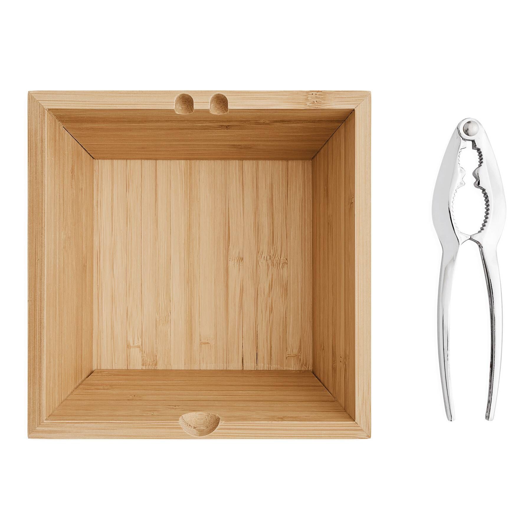 Nussknacker-Set CLICK - braun - silber-229