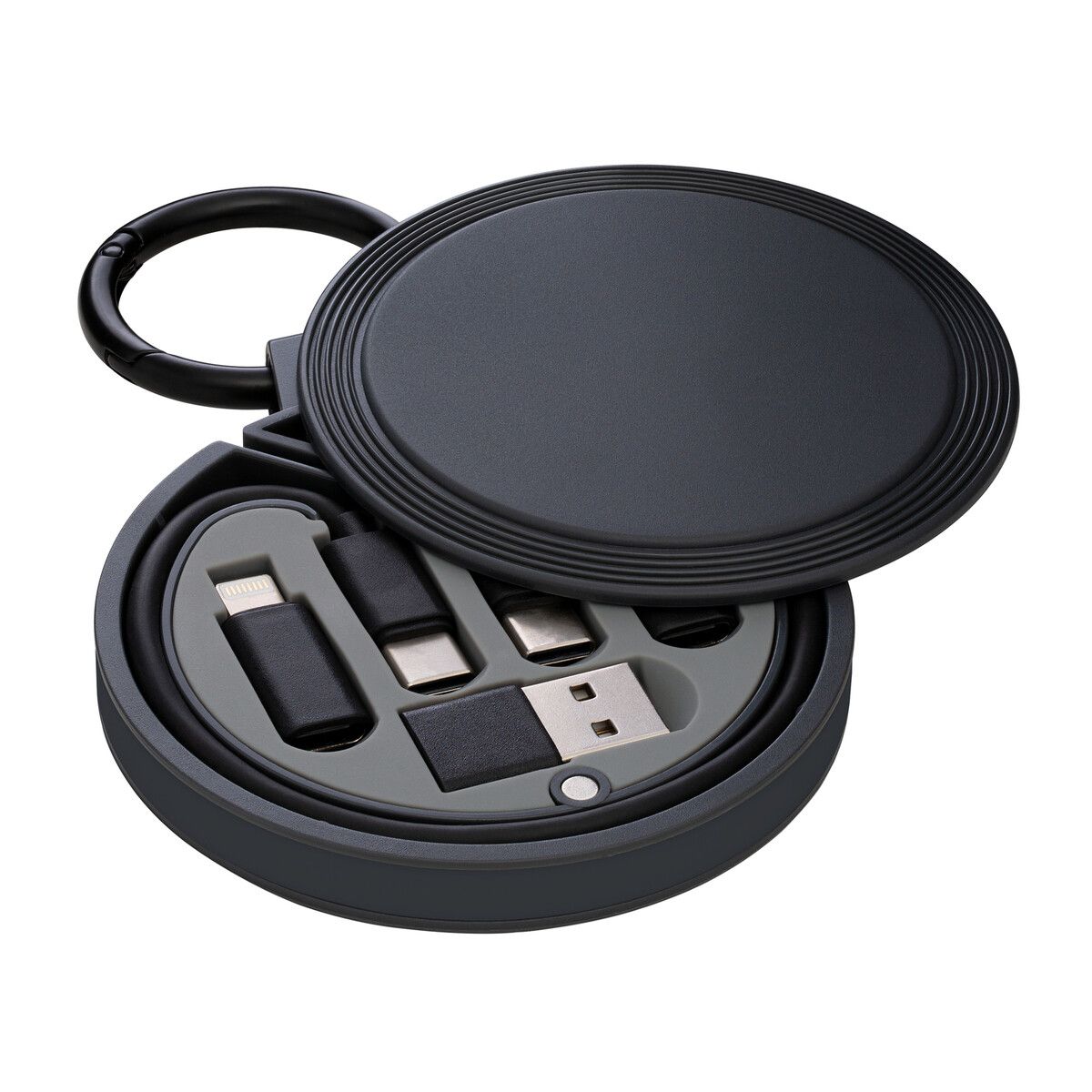 6-in-1 Ladekabel myCONVERTICS mit Ring - schwarz - dunkelgrau-25