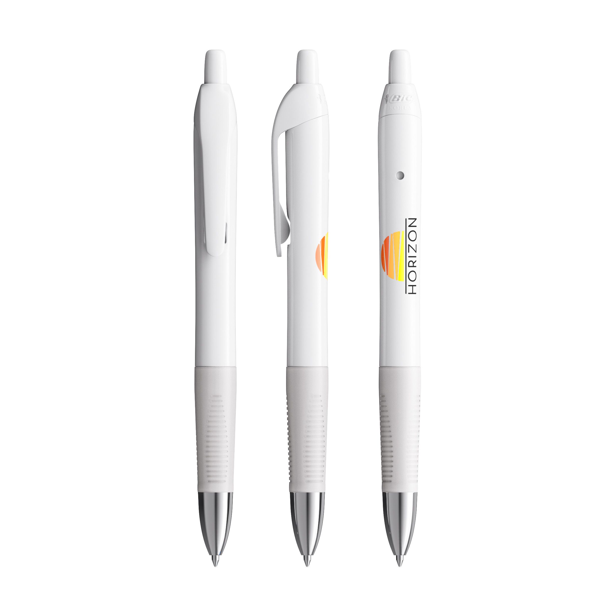 BIC® Intensity® Gel Clic, Mine schwarz - weiß - weiß-799