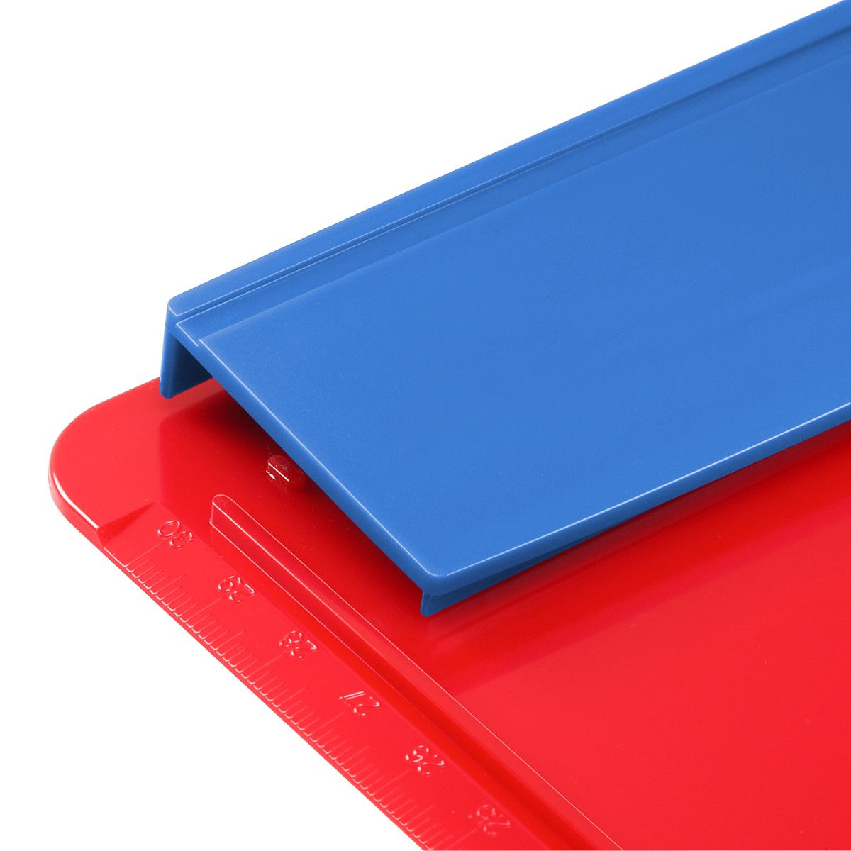 Klemmbrett DIN A4 Beta (mit vertiefter Stiftehalterung) - rot - blau-701