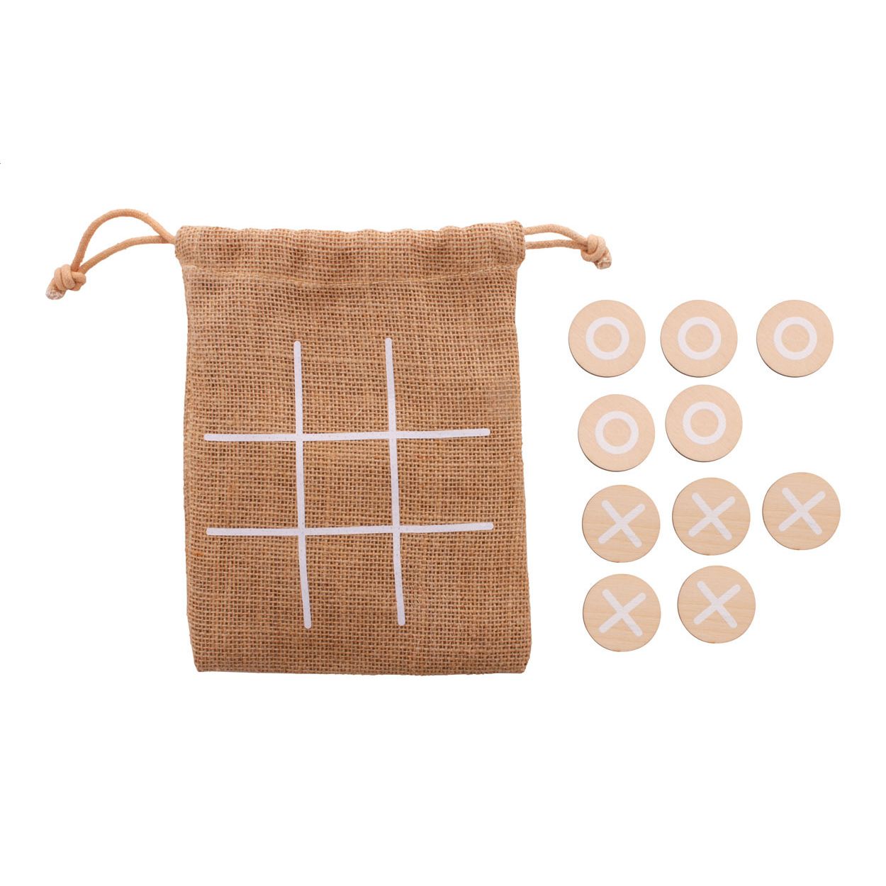 Tic-Tac-Toe-Spiel JUX Creative - natur-603