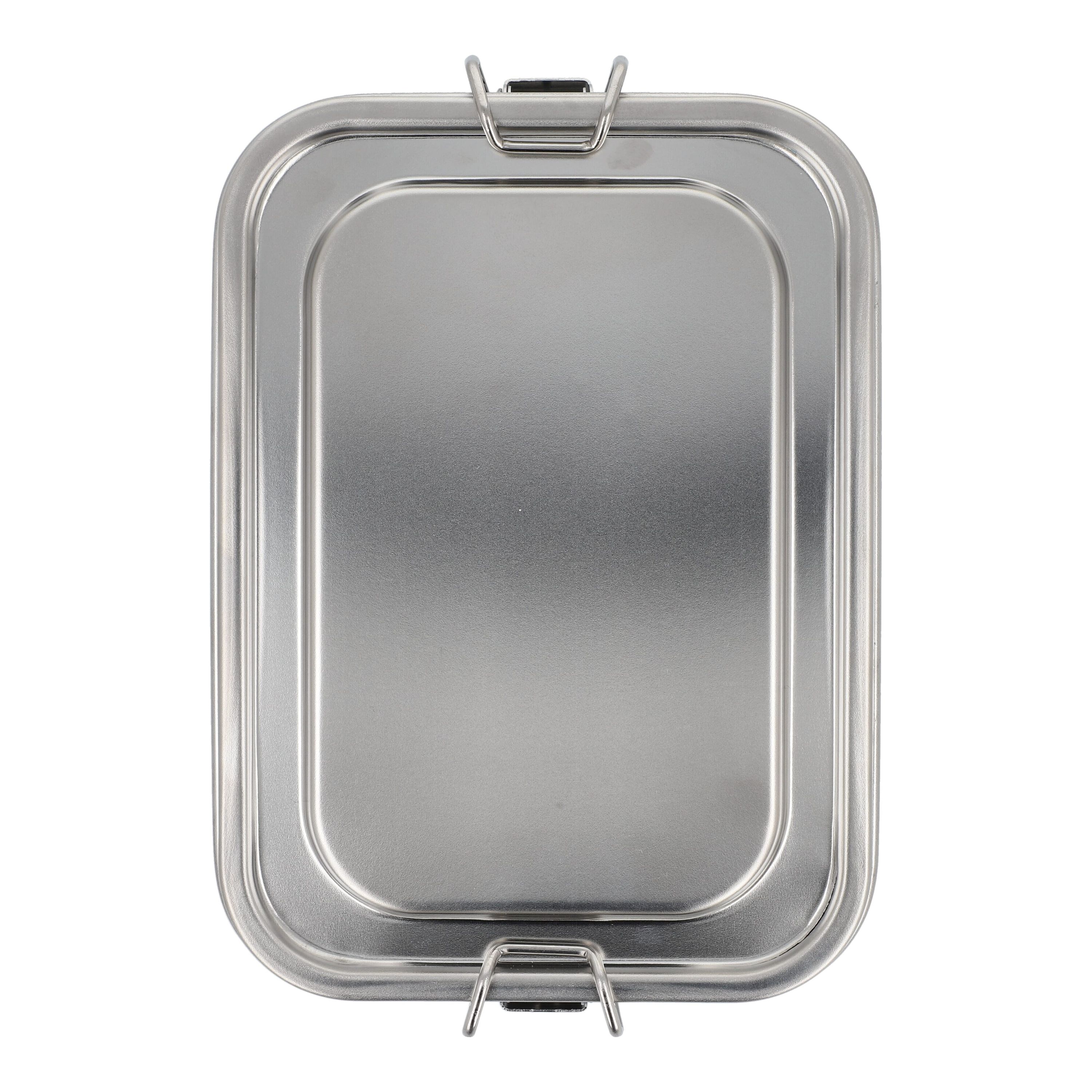 Edelstahl-Brotdose  - silber-894