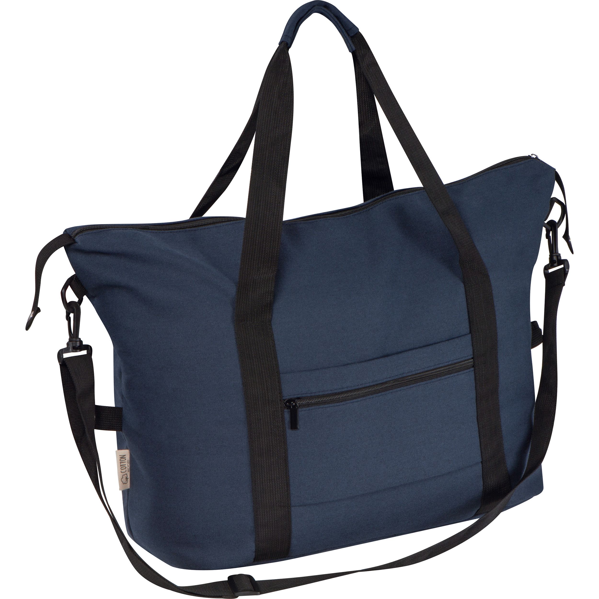 Duffel Bag aus recycelter Baumwolle - dunkelblau-221