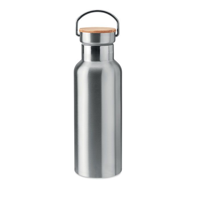 Isolierflasche 500ml HELSINKI - mattsilber-562