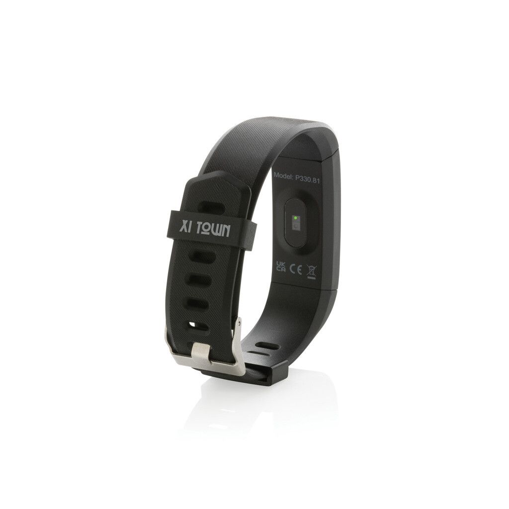 Sense Fit Tracker aus RCS recyceltem TPU mit Pulsmesser - schwarz-698