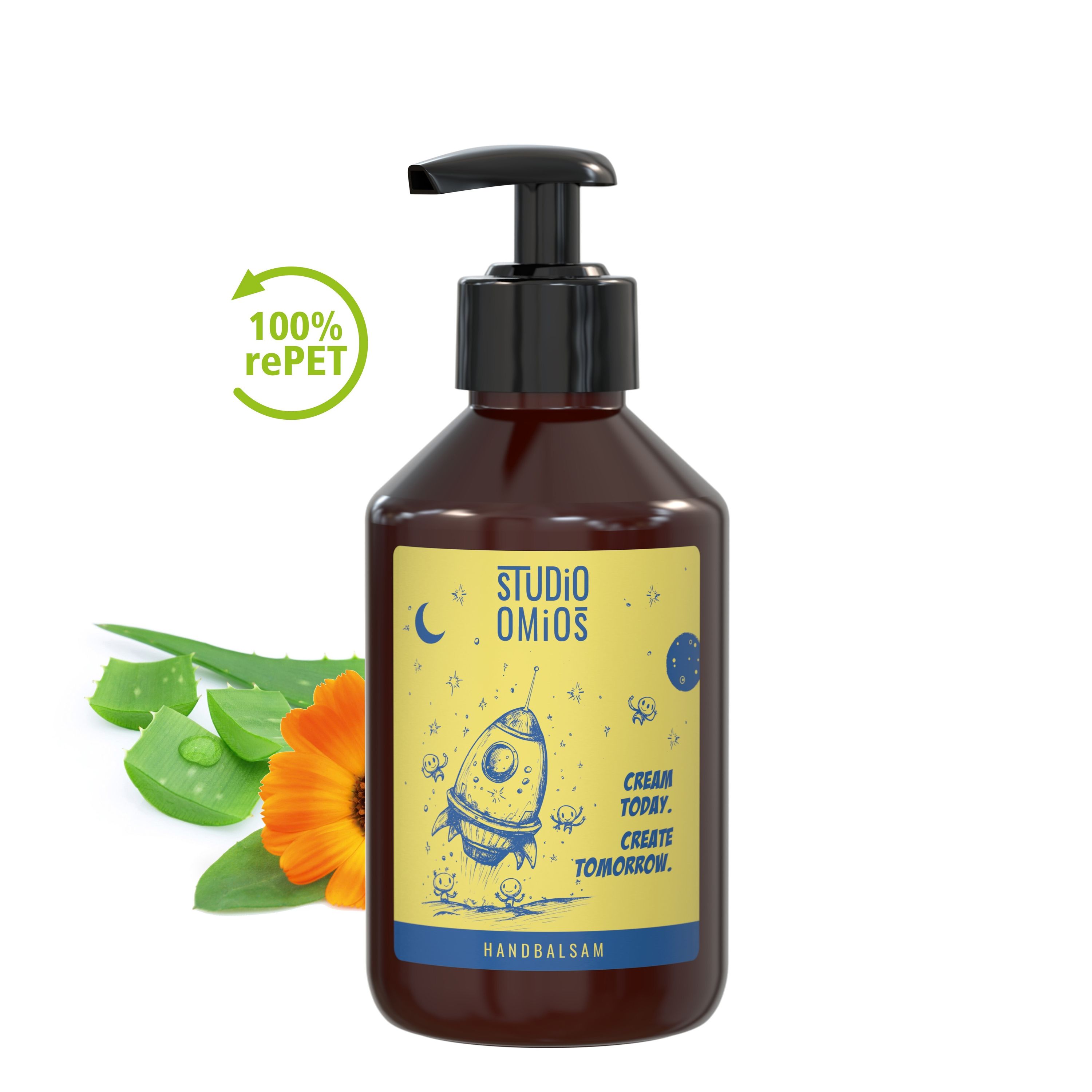 250 ml Spender Handbalsam Ringelblume-Aloe Vera Body Label-349