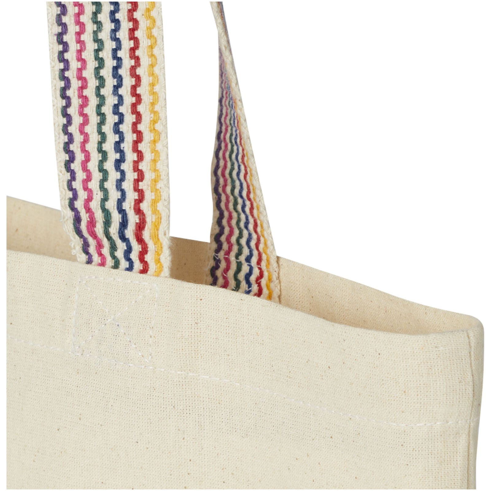 Rainbow 180 g/m² recycelte Tragetasche 5L - natur-914