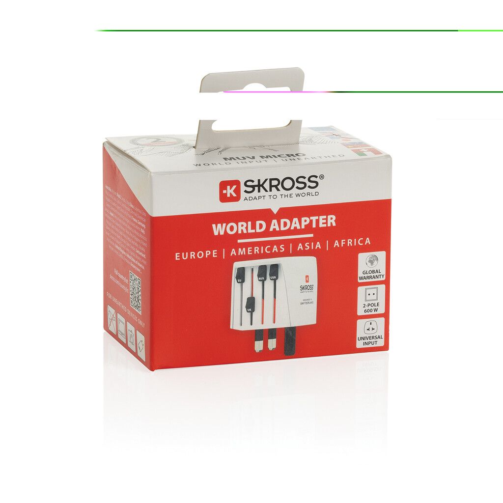 SKROSS World Travel Adapter MUV Micro - weiß-459