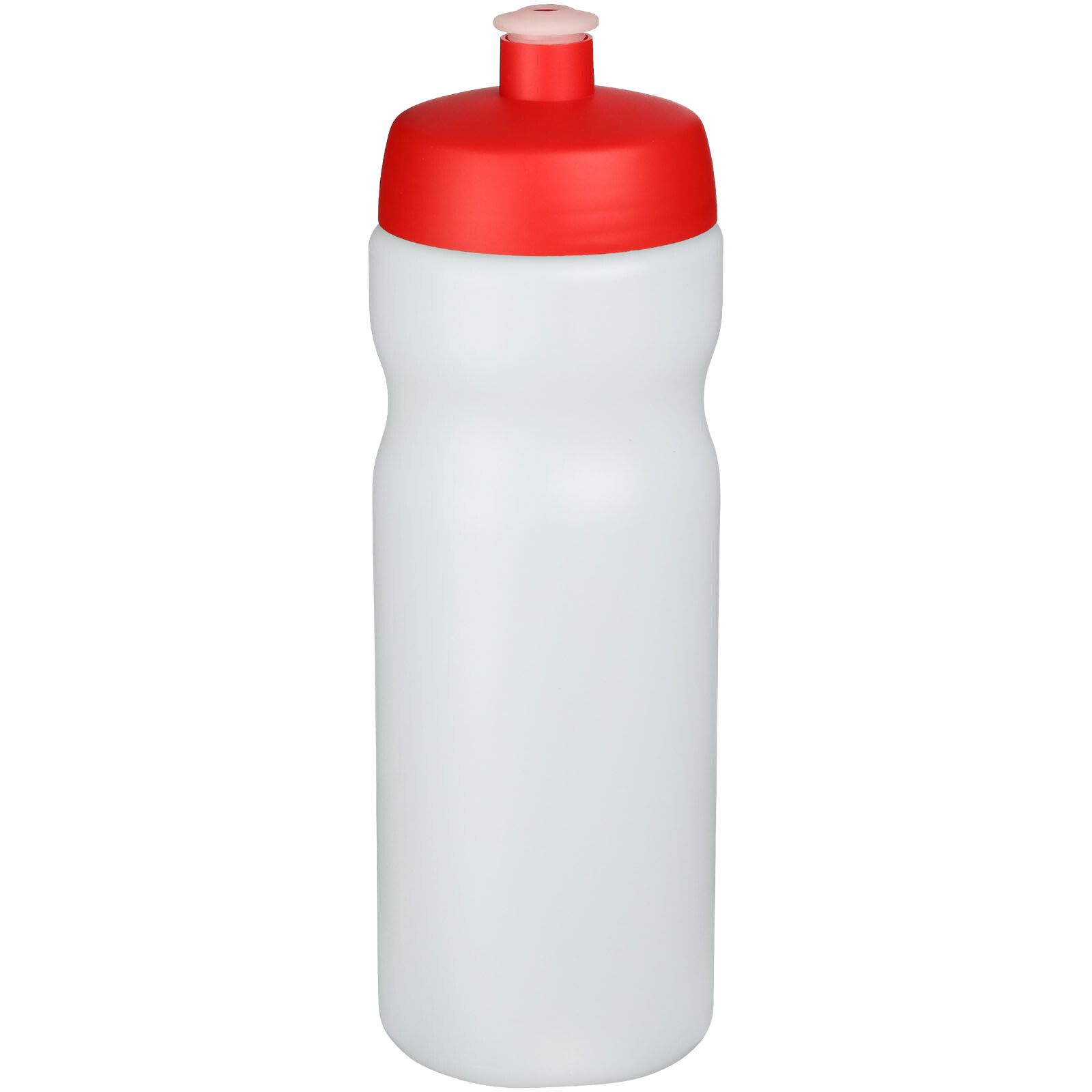Baseline Plus 650 ml Sportflasche - rot -  transparent weiss-600