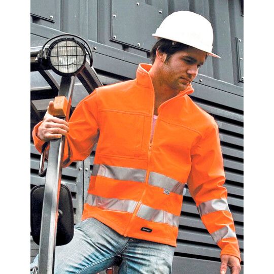 High Vis Soft Shell Jacket - fluorescent yellow-82