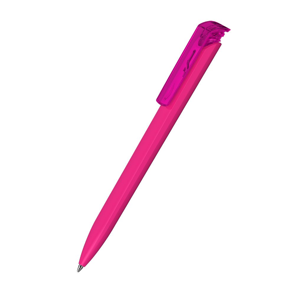Druckkugelschreiber Trias high gloss/transparent - magenta - pink transparent-707