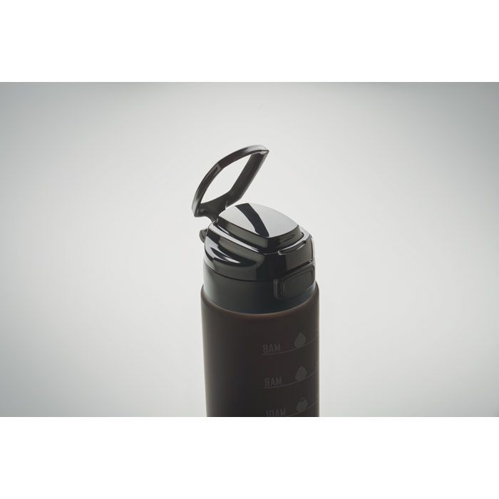Sport-Trinkflasche RPET 1L LEVEL - schwarz-847