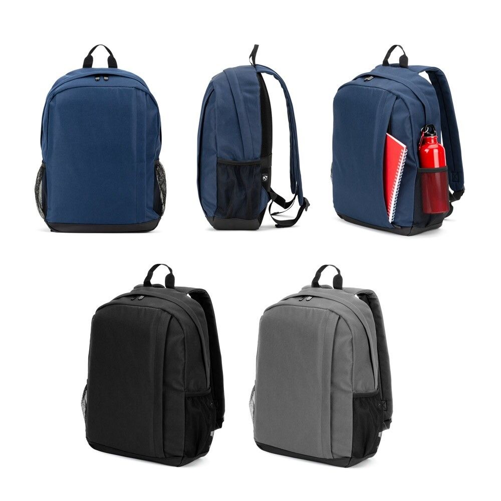 LIVERPOOL Laptop-Rucksack aus recyceltem 600D Polyester, 15" - schwarz-736