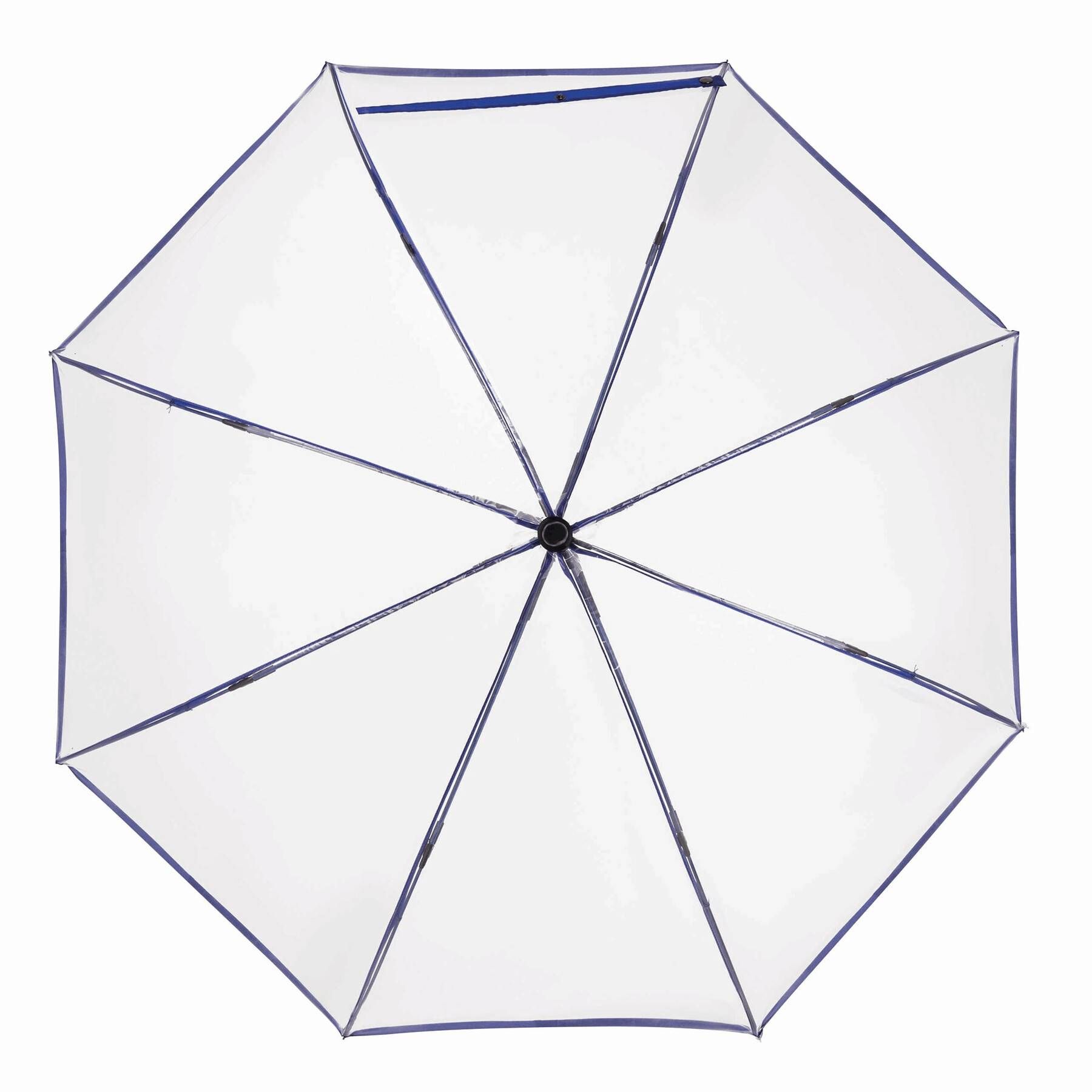 Automatischer Windproof-Stockschirm VIP - blau - transparent-939