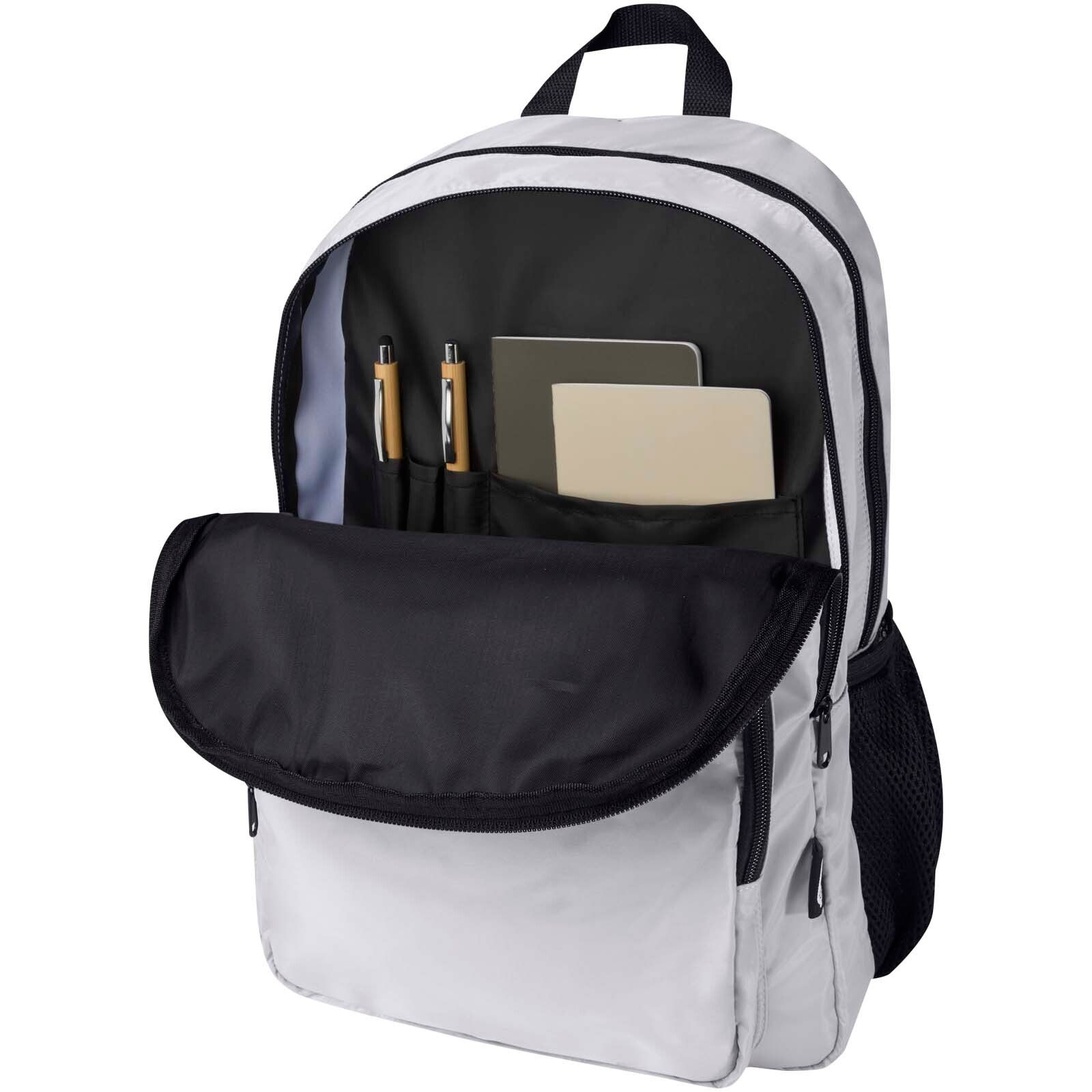 Trend Plus 15" Laptop-Rucksack aus recyceltem GRS-Material 20 L - grau-454