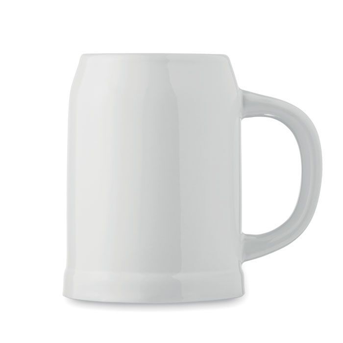 Bierkrug Sublimation 500 ml SUBLIER - weiß-547