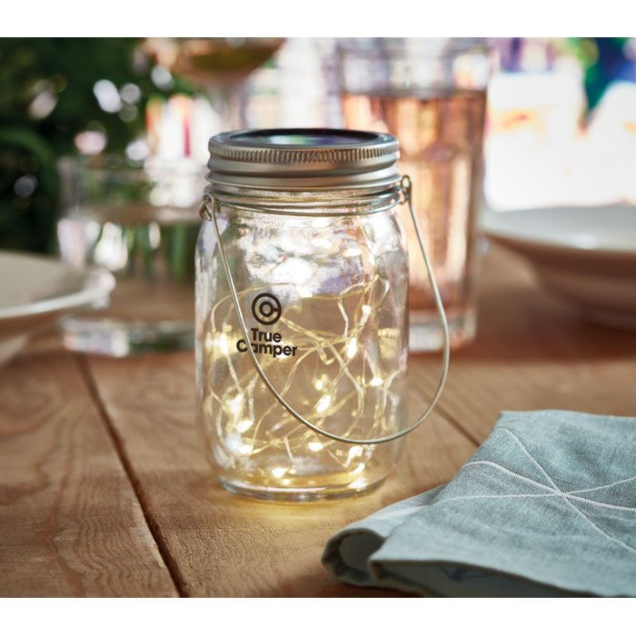 Solar-Licht im Glas POT LAMP - transparent-817